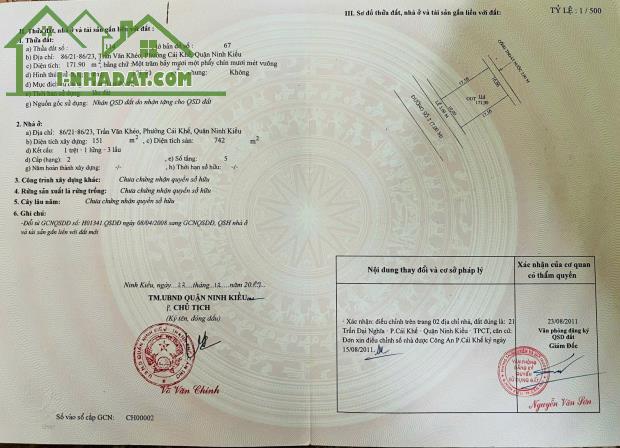 Nhà 3 lầu mặt tiền Trần Đại Nghĩa, TTTM Cái Khế, Cần Thơ - 26 tỷ - 4