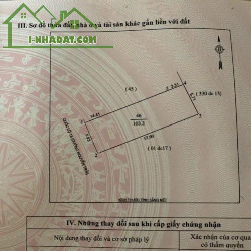 Bán nhà 3 tầng rộng đẹp mặt đường Kinh Doanh Nguyễn Trãi, Nghi Phú