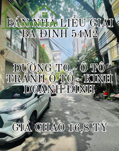 BÁN NHÀ LIỄU GIAI BA ĐÌNH 54M2-5 TẦNG-MT 4,8M-GIÁ CHÀO 16,8 TỶ-THƯƠNG LƯỢNG - 5