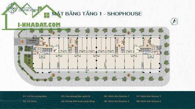 SHOPHOUSE VIP TẠI VUNG TAU CENTRE POINT, GIÁ 12,5 TỶ, 200M2, 3 TẦNG, MẶT TIỀN 16M - 4