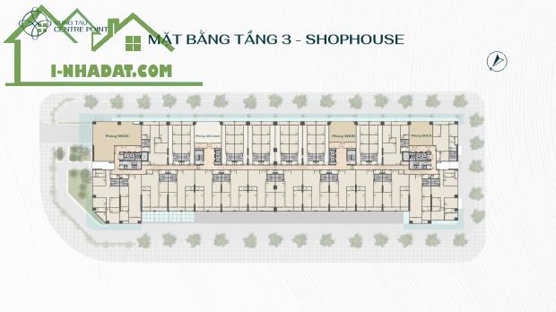 SHOPHOUSE VIP TẠI VUNG TAU CENTRE POINT, GIÁ 12,5 TỶ, 200M2, 3 TẦNG, MẶT TIỀN 16M - 2