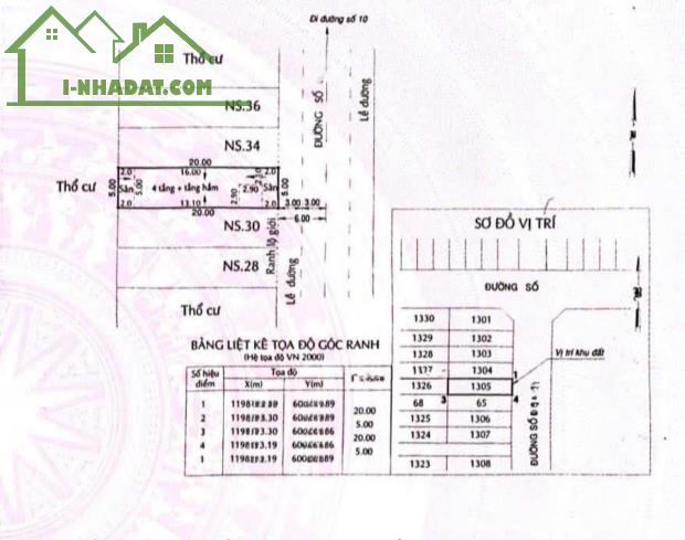 GÒ VẤP - BÁN BIỆT THỰ CITYLAND PART HILLS P10, DT 10x20M 1 HẦM 4 TẦNG - 1