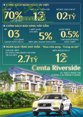 Mở bán biệt thự Centa Riverside view Hồ, giá gốc Chủ đầu tư 13.9 tỷ. Liên hệ 0965 889 895 - 5