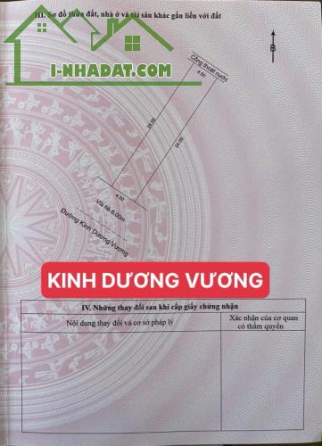 BÁN ĐẤT 2 LÔ LIỀN KỀ MẶT TIỀN ĐƯỜNG 15m KINH DƯƠNG VƯƠNG HOÀ MINH-LIÊN CHIỂU