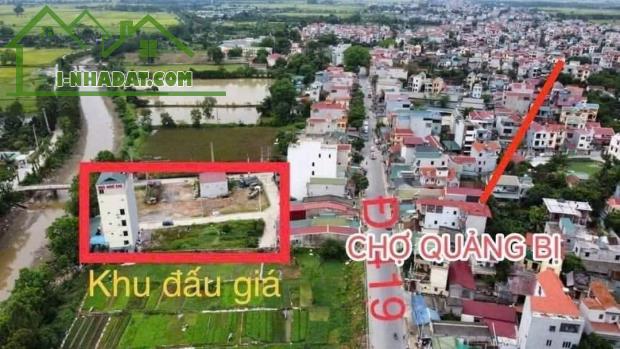 Đấu giá xã Quảng Bị, Chương Mỹ, Hà Nội, phân lô, vỉa hè, ô tô tránh, 75m2, giá đầu tư - 2