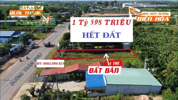 Bán đất Mặt Tiền rẻ nhất đường Trần Phú thành phố Tây Ninh - 5