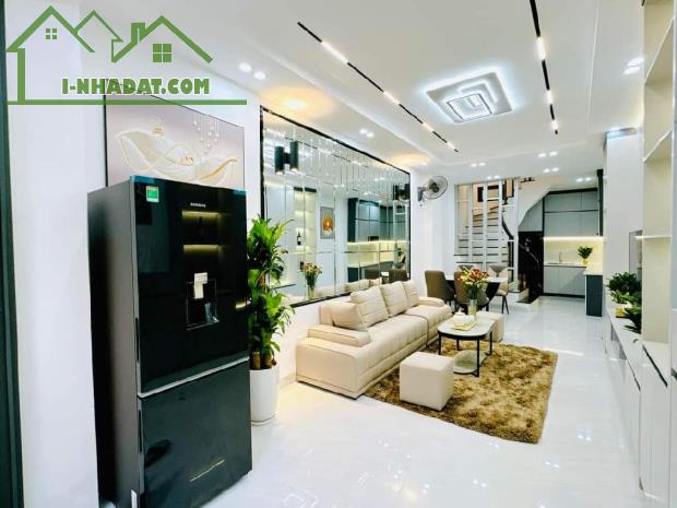 Bán nhà Văn Hương, 34m2 4T 6,7 tỷ, Full nội thất, ngõ thông KD cực thoáng, gần phố, ở ngay - 1