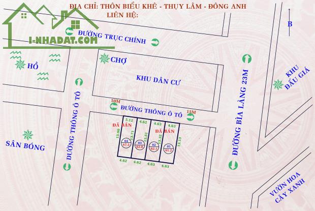 SIÊU PHẦM 62.8m2 GẦN BÌA LÀNG BIỂU KHÊ. ĐỐI DIỆN ĐANG CHUẨN BỊ LÀM ĐẤU GIÁ, CÔNG VIÊN CÂY - 3