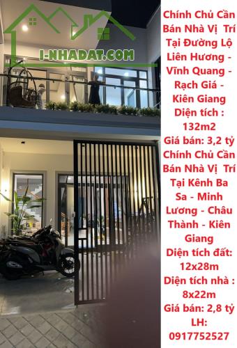 Chính Chủ Cần Bán Nhà Vị  Trí Tại Đường Lộ Liên Hương - Vĩnh Quang - Rạch Giá - Kiên Giang - 4