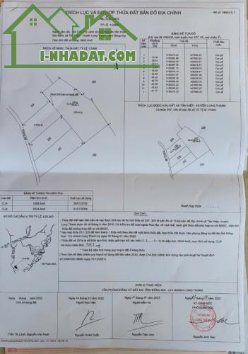 CHÍNH CHỦ Cần Bán Nhanh Đất Tại Xã Tân Hiệp, Huyện Long Thành, Đồng Nai - 1