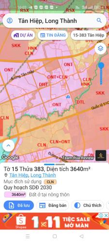 CHÍNH CHỦ Cần Bán Nhanh Đất Tại Xã Tân Hiệp, Huyện Long Thành, Đồng Nai - 2