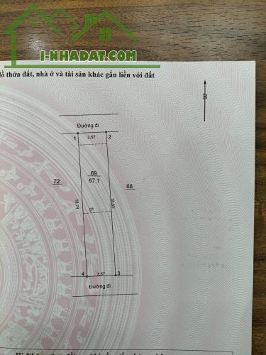 BÁN ĐẤT P.LÔ QUÂN ĐỘI - LIÊN NINH - THANH TRÌ 67M 2MẶT NGÕ ÔTÔ TRÁNH BÁN RẺ 6.8 TỶ