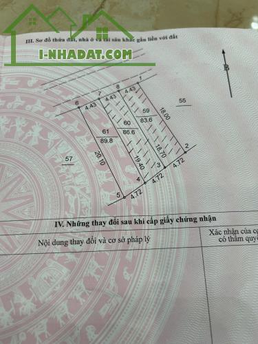 [NỞ HẬU] Bán 89,8m2 đất thổ cư thôn Hạ,Văn Hoàng,Phú Xuyên , Hà Nội đường oto - 1