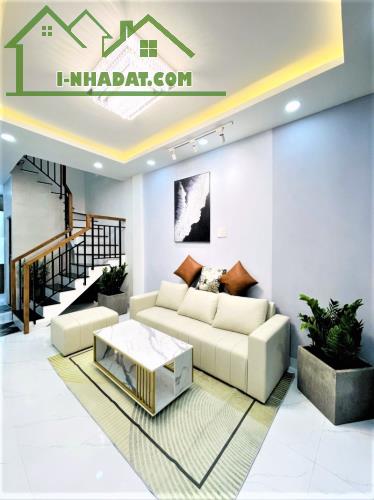 BÁN NHÀ NGAY NHÀ SÁCH PHÚ NHUẬN, HẺM THÔNG, GẦN MẶT TIỀN, 45M2 3 TẦNG 5PN ĐẸP, 6.5 TỶ HƠN - 4