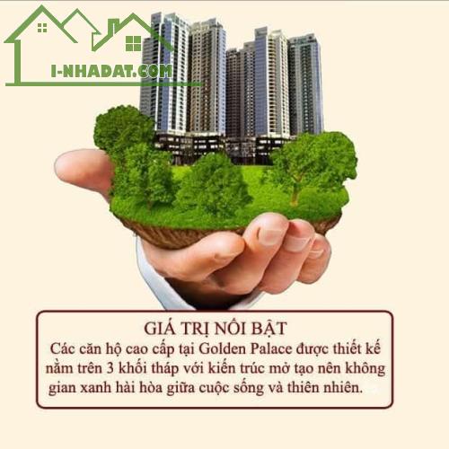 CHUNG CƯ GOLDEN PALACE MỄ TRÌ 128M – 3 PHÒNG NGỦ  – 2 NHÀ VỆ SINH – CĂN GÓC – BAN CÔNG - 4