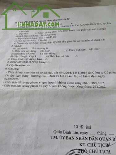 Chính chủ cần bán 3 mảnh đất Đường Quốc Lộ 1, Phường Tân Tạo A, Quận Bình Tân, Tp Hồ Chí - 3