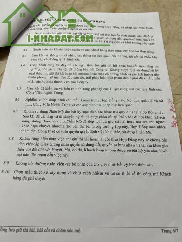 Huyệt đơn khu Phú Quý dự án Phúc An Viên quận 9 TP HCM - 1