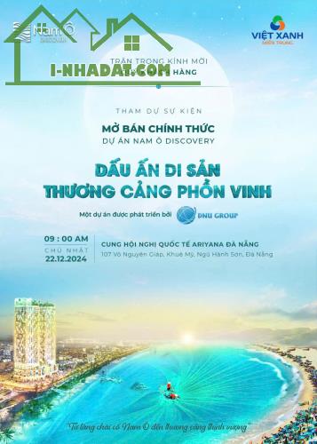 MỞ BÁN NAM Ô DISCOVERY ĐÀ NẴNG VỚI NHIỀU ƯU ĐÃI ĐẦU TƯ HẤP DẪN