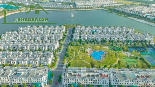 Bán song lập 183,6m2 khe view hồ đảo nhỏ dãy Ngọc Trai 2, Vinhomes Ocean park Gia Lâm