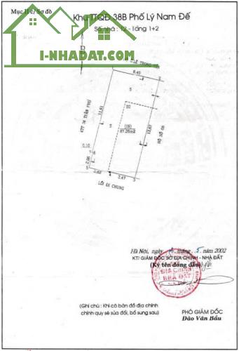 Bán nhà riêng 34 tỷ, diện tích 87.28 m2 tại ngõ 38B, Lý Nam Đế, Cửa Đông, Hoàn Kiếm, Hà - 1