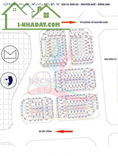 Bán  đất dự án,đất đấu giá X2 Sơn Du Nguyên Khê,Đông Anh-View vườn hoa,giá tốt nhất - 2