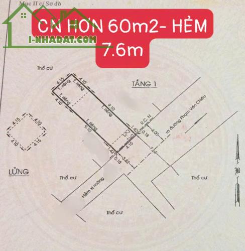 ĐỊNH CƯ BÁN GẤP NHÀ HẺM 8M, PHẠM VĂN CHIÊU - QUANG TRUNG, 4,2X16 - NHỈNH 5 TỶ TL - 1