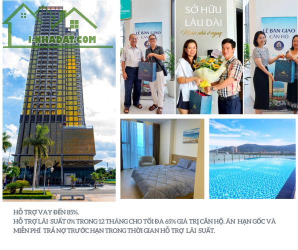 SAM Towers trực diện sông Hàn Đà Nẵng 1PN - 49.8M2 giá 3.633 tỷ