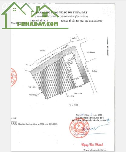 Bán lô đất 2MT 385m2, cách Gigamall chỉ 200m đất vuông vức - 70tr/m2