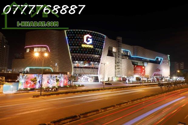 Bán lô đất 2MT 385m2, cách Gigamall chỉ 200m đất vuông vức - 70tr/m2 - 2