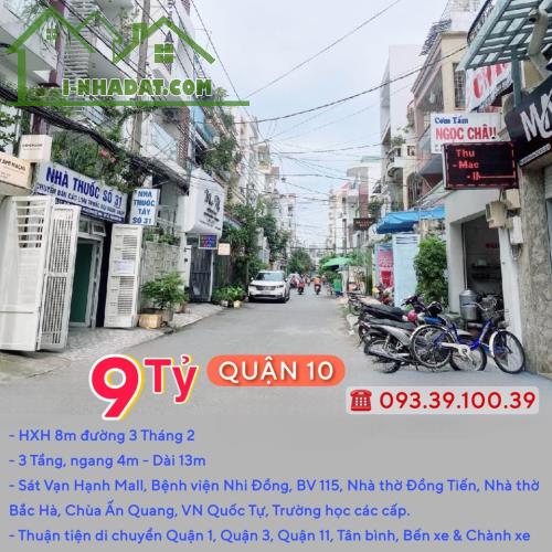 Bán nhà Quận 10, Hẻm xe hơi, 4 tầng BTCT: chỉ từ 2 tỷ. Tin thật, hình thật, xem nhà, chốt - 3