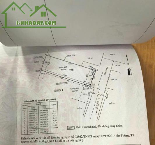 Bán Nhà Cấp 4 Hẻm 94 Vườn Lài - P. An Phú Đông - Quận 12 - TP. Hồ Chí Minh - 2