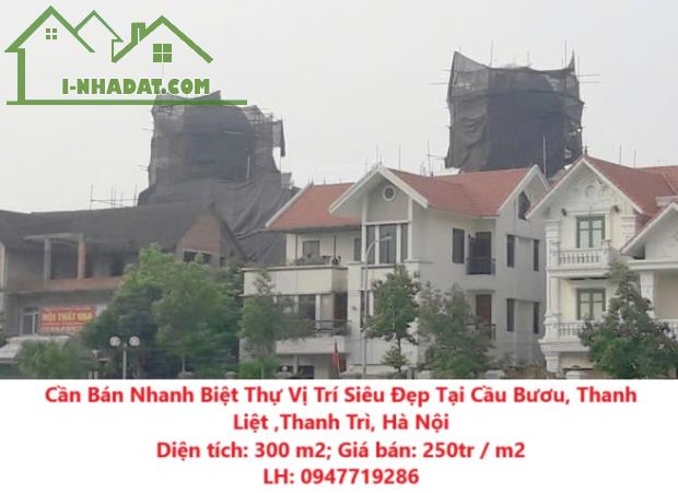 Cần Bán Nhanh Biệt Thự Vị Trí Siêu Đẹp Tại Cầu Bươu, Thanh Liệt ,Thanh Trì, Hà Nội - 2