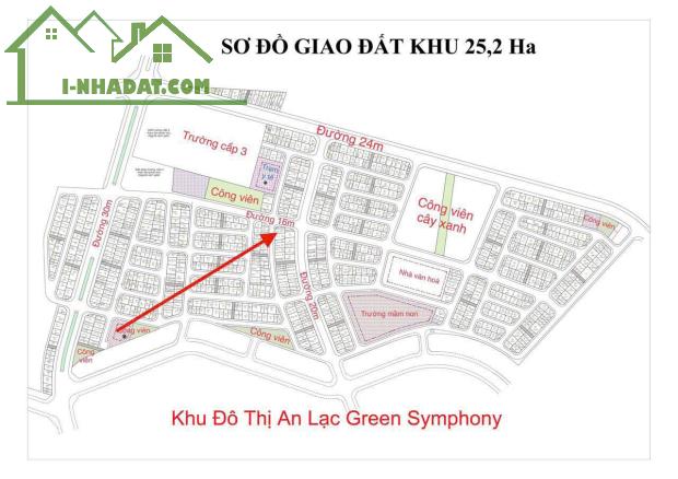 Lô đất 108,2m áp lô góc đường 16 trục xương sống của khu kinh doanh cho thuê được ngay - 1