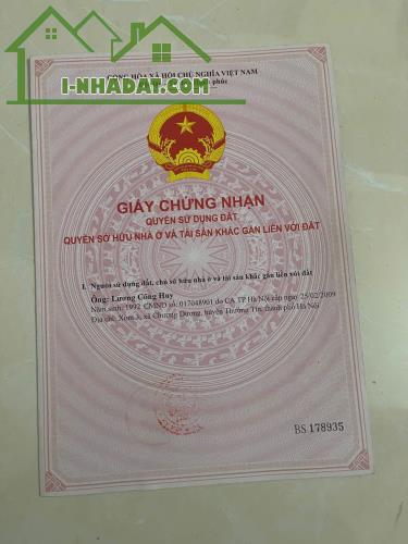 Bán 79m2 đất, có sẵn nhà 3 tầng Cầu Dừa, Thường Tín, Hà Nội, Giá rẻ chỉ 5,x tỷ. - 1