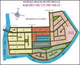 Bán đất BT KDC Phú Nhuận, Q9 gần Global City các nền DT 270,290,300,390m2. Giá chỉ 63tr/m2