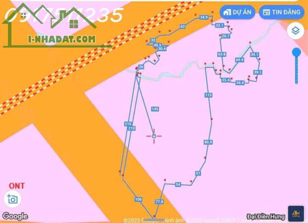 Mặt_tiền đường HL10 Sông Nhạn Cẩm Mỹ. Vitri ngay ngã tư cổng Sân_bay ra 2km, 5.5ha - 4