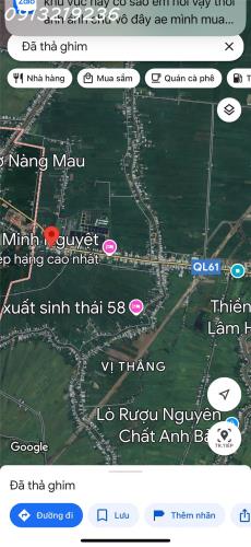 Lô đất đẹp ngay ngã ba tuyến tránh TT. Nàng Mau. Tiện kinh doanh, cho thuê cửa hàng, kho - 1