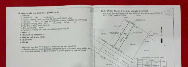 CHÍNH CHỦ BÁN ĐẤT THỔ CƯ MẶT TIỀN 12M TRUNG TÂM THẠNH LỘC-Q12 - 4