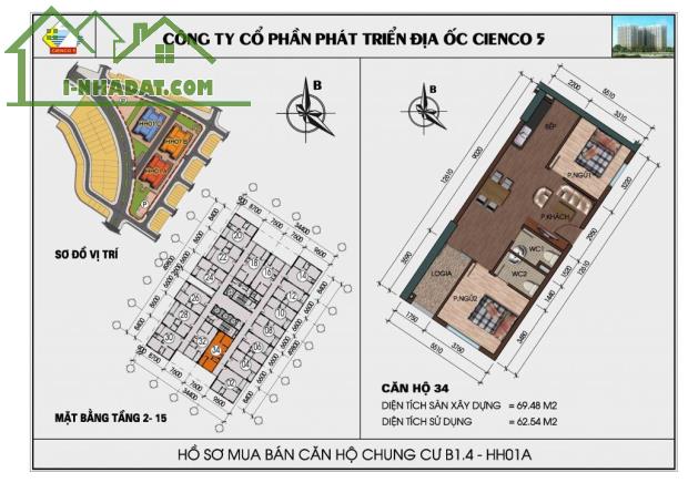 Cần bán căn hộ 70m², full nội thất, giá chỉ 2.2 tỷ – Lựa chọn lý tưởng tại KĐT Thanh Hà Ci - 4