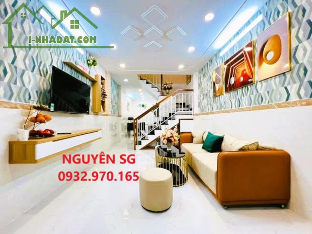 4x TỶ. NHÀ MỚI ĐÓN TẾT FULL NỘI THẤT, DT 42 M2 (3,5 x 12), GẦN MT PHAN VĂN TRỊ, CITY LAND.