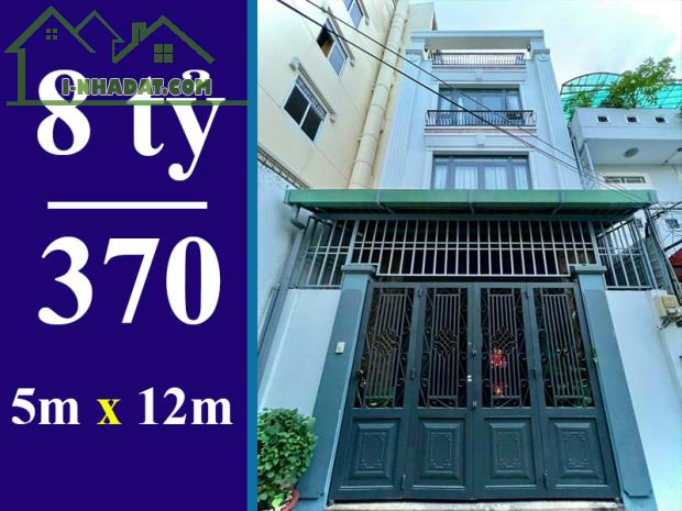 BÁN NHÀ HẺM NGUYỄN THỊ THẬP QUẬN 7. DT: 5 X 12M, 2 LẦU, SÂN THƯỢNG