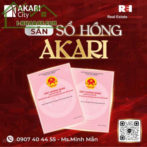 Bán gấp căn hộ Akari City, Nam Long Nhật Bản, Võ Văn Kiệt Bình Tân, sẵn sổ hồng, ngân