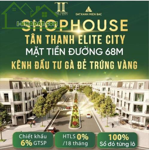 Đất nền thị trấn Tân Thanh - chỉ 17tr/m2-sổ hồng lâu dài-KDT quy hoạch đồng bộ đẹp nhất Hà