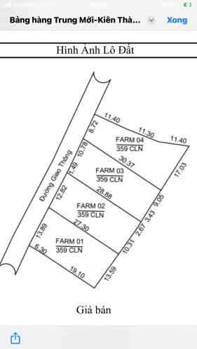 CHỈ 6XX TRIỆU SỞ HỮU 359m2 ĐẤT Kiên Thành - LÃI KÉP- DÒNG TIỀN ỔN ĐỊNH 26%-55%/NĂM - 2