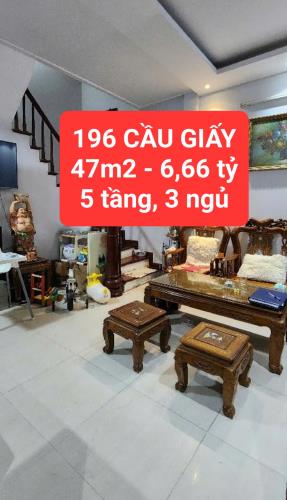 196 CẦU GIẤY - 47m2 giá 6,6 tỷ - 5 tầng, 3 ngủ - 0859990768 - 4