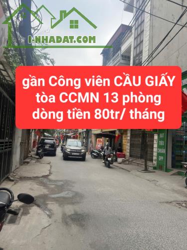 NGUYỄN KHANG - tòa CCMN dòng tiền 80tr/ tháng - 13 phòng full đồ, 8 tầng -