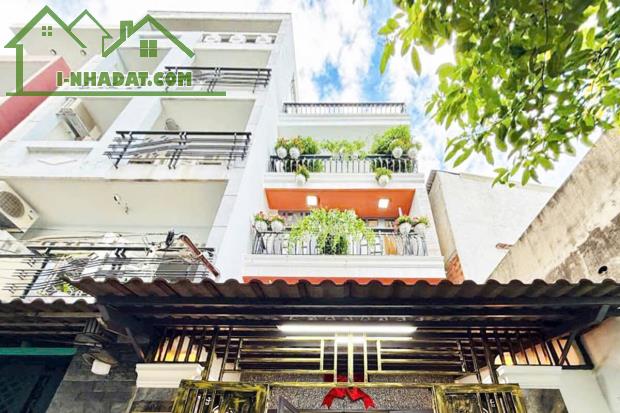 Bán nhà Nguyễn Văn Khối Phường 9, Xe hơi, 4 Tầng 38.5 m² 4 phòng ngủ - Giá 5.85 tỷ TL