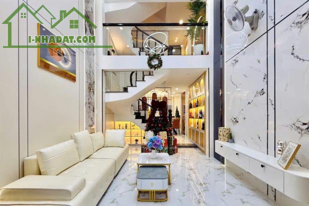 Bán nhà Nguyễn Văn Khối Phường 9, Xe hơi, 4 Tầng 38.5 m² 4 phòng ngủ - Giá 5.85 tỷ TL - 1