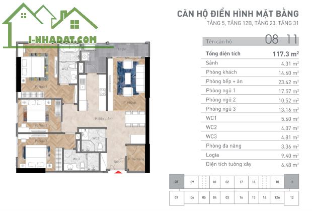 Bán căn hộ 3 phòng ngủ cao cấp tại Viha Leciva, 107 Nguyễn Tuân, Thanh Xuân – 12,1 tỷ