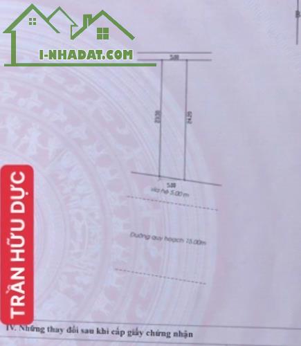 Bán Lô đất Giá Rẻ mặt tiền đường Trần Hữu Dực, TĐC Tân Trà, Ngũ Hành Sơn, Đà Nẵng. - 2